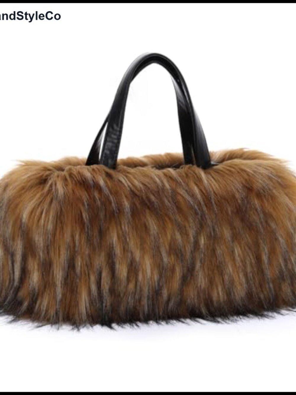 Faux Fur Tote Handbag Fluffy Plush Shoulder Crossbody Hobo Satchel Top Handle